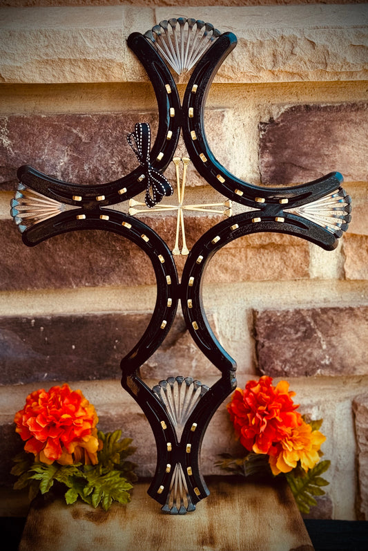 Hand made Horseshoe Cross