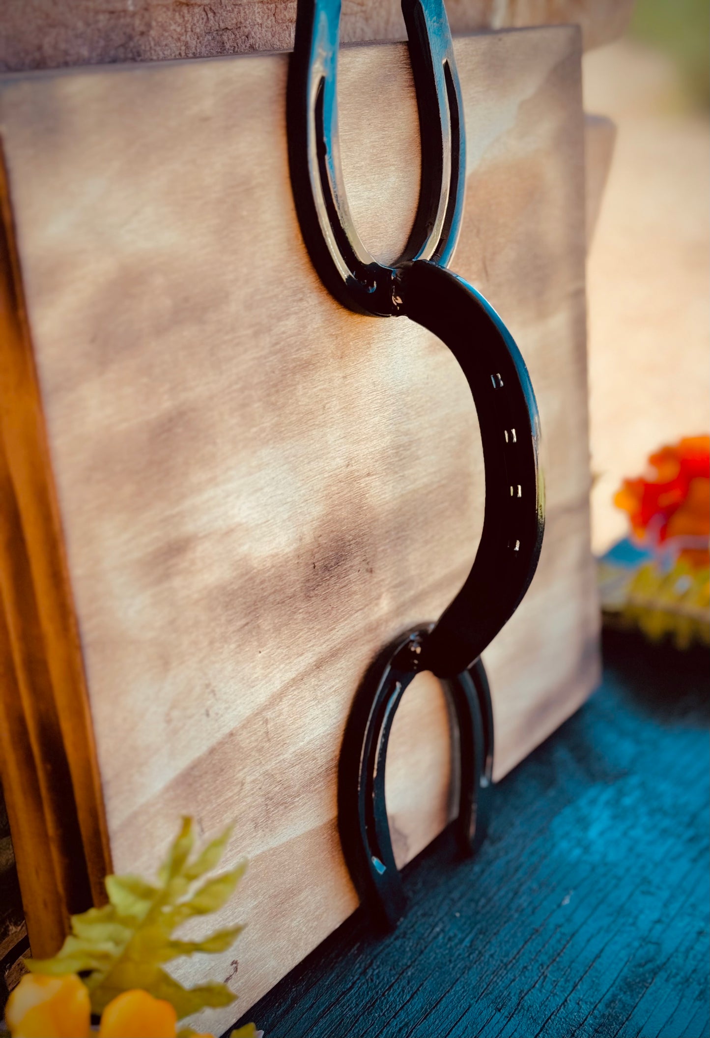 Hand Crafted Horseshoe Handle