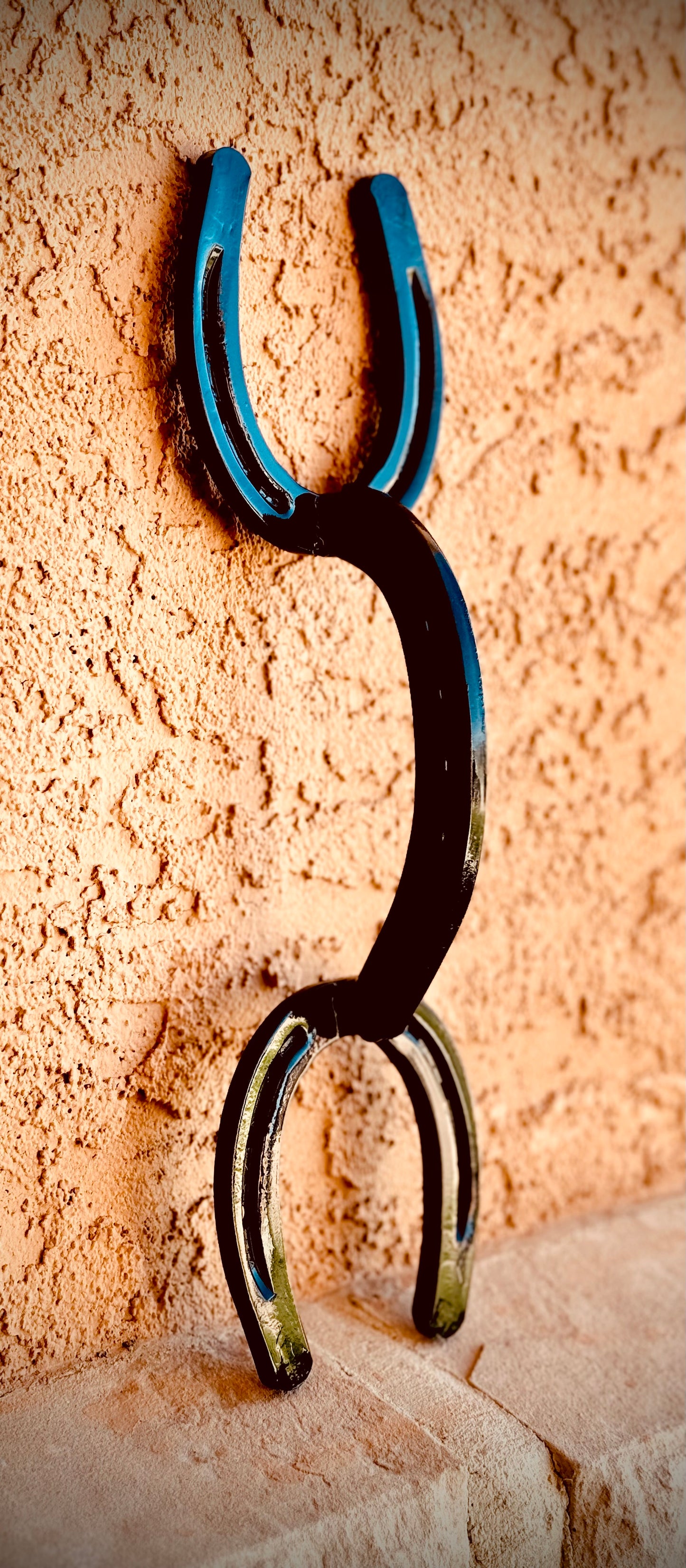 Hand Crafted Horseshoe Handle